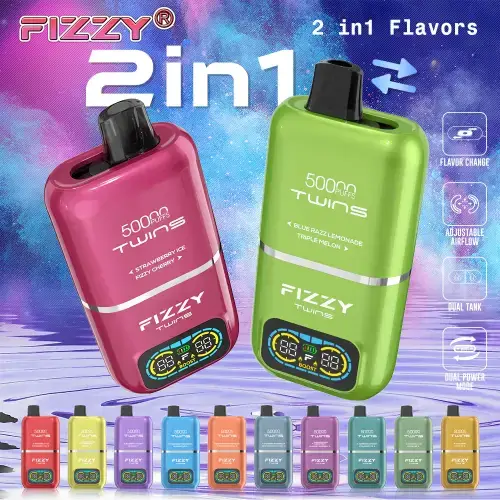 FIZZY TWINS DWUSMAKOWE 50000 PUFFS
