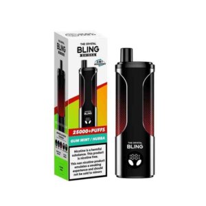Crystal Blind 25000 puffs dwusmakowe Gum mint/hubba