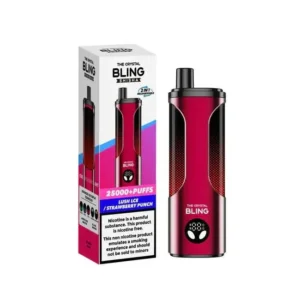 Crystal Blind 25000 puffs dwusmakowe Lush ice/strawberry punch