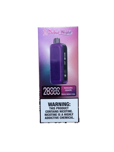XCOR Dubai Night 28000 – mały vape LED, idealny na podróż | vapepolska