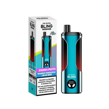 Crystal Blind 25000 puffs dwusmakowe Mango pineapple-blue mist