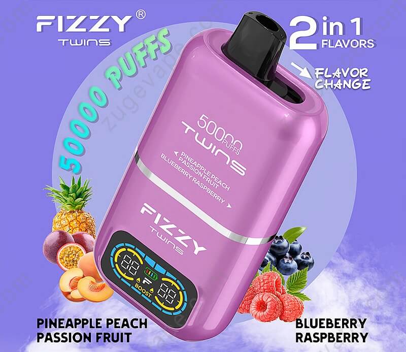FIZZY TWINS DWUSMAKOWE 50000 PUFFS