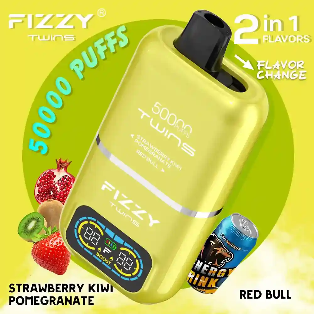 FIZZY TWINS DWUSMAKOWE 50000 PUFFS Vape na imprezę