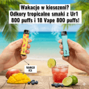 Wakacje w kieszeni Odkryj tropikalne smaki z Ur1 Vape 800 puffs i 18 Vape 800 puffs!