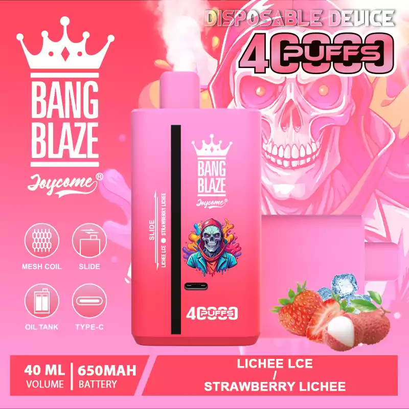Bang Blaze 40000 Puffs Dual Smak, e-papieros Dual Mesh Coil, technologia vaping podwójny zbiornik - BANG BLAZE 40000 Puffs 40K Podwójny Smak DSK041 Jednorazowa ...