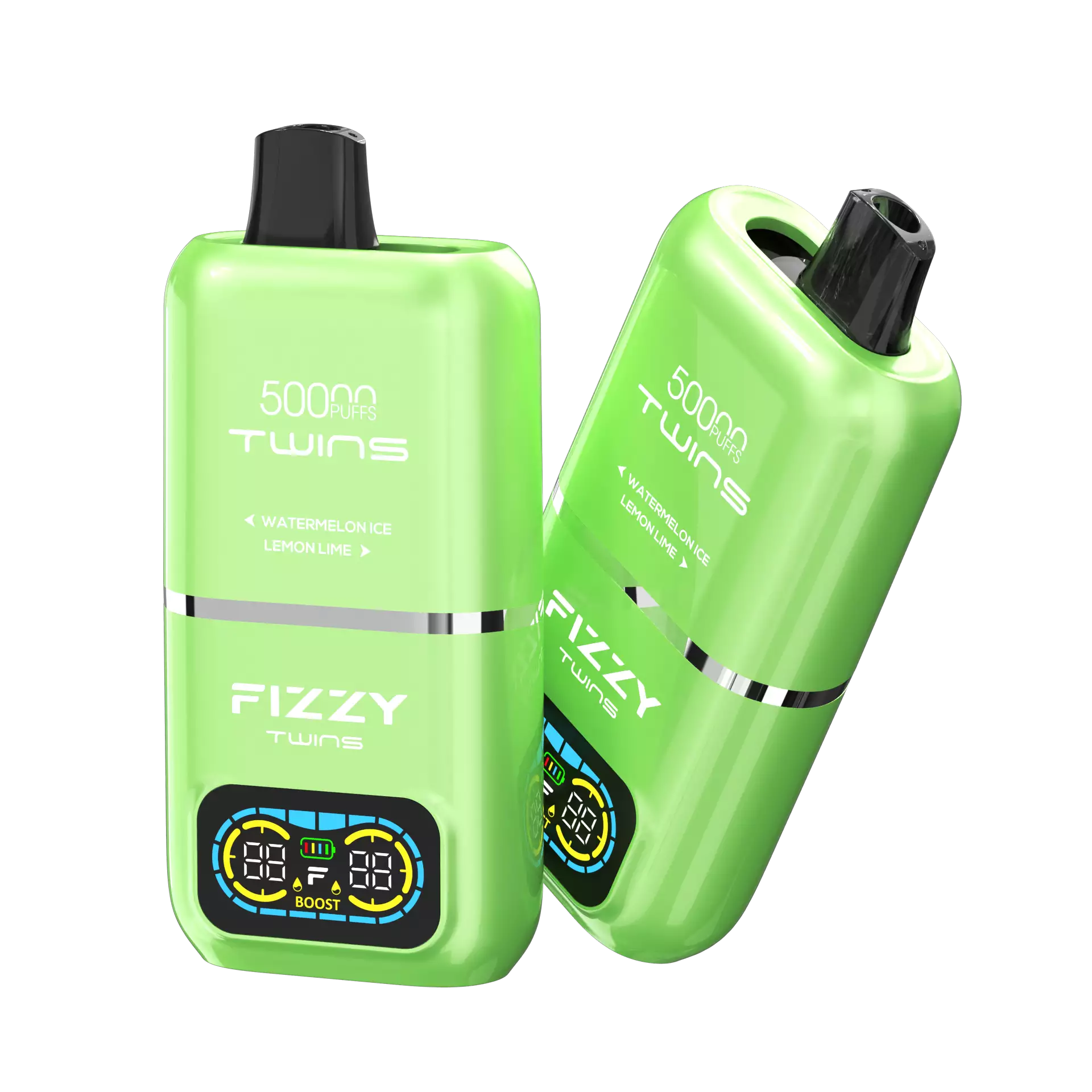 Fizzy Twins niezawodny vape, długotrwałe wapowanie jakość, bezobsługowy e-papieros premium, oszczędność czasu i pieniędzy - Fizzy Twins 50000 Puffs Dual Tank Double Flavor 12 Colors 2% 5 ...