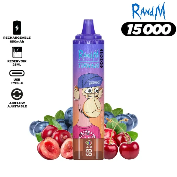 RANDM TORNADO 15000 PUFFS góry, potężny vape na Mazurach, e-papieros na wycieczkę, długotrwały vape plener - RandM Tornado 15000 Puffs 0% 2% 3% 5% Nikotyna luzem Kup ...