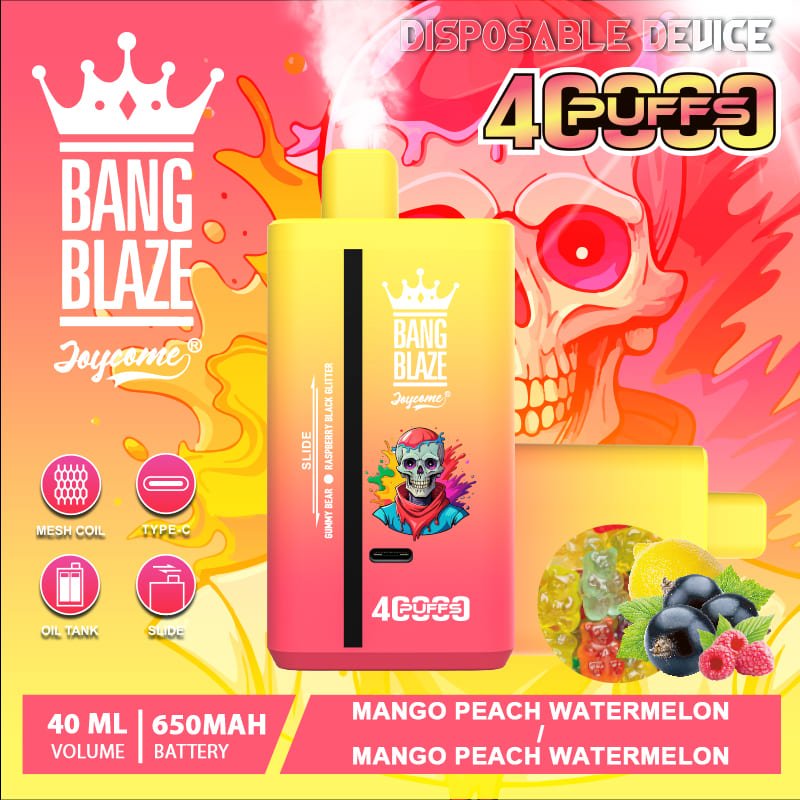 inteligentny chipset vape, Bang Blaze 40000 procesor, zarządzanie mocą e-papieros, zaawansowana elektronika vape - Bang Blaze 40000 Puffs Disposable Vape Type-C Rechargeable