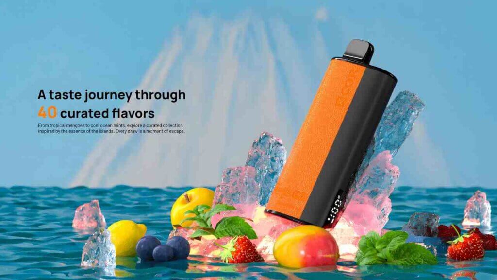 XCOR Hawaii Pro 23000 – LED, wygodny jednorazowy vape | vapepolska