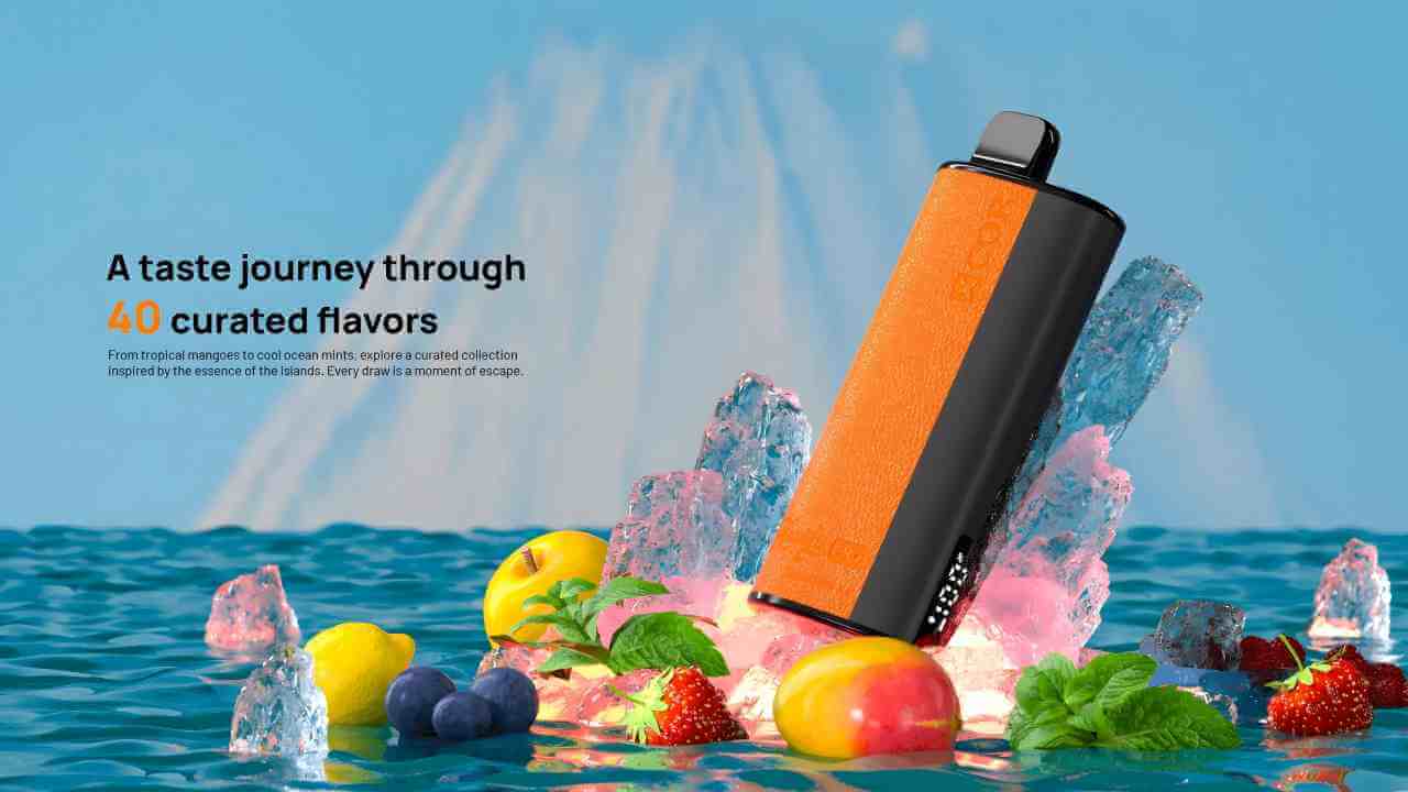 XCOR Hawaii Pro 23000 – LED, wygodny jednorazowy vape | vapepolska