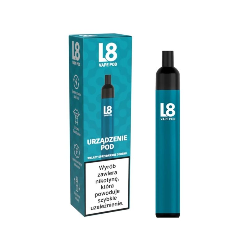 L8 Vape 800 puffs, lekki e-papieros, vape w kieszeni, ultralekki jednorazowy vape - Urządzenie L8 Vape Blue