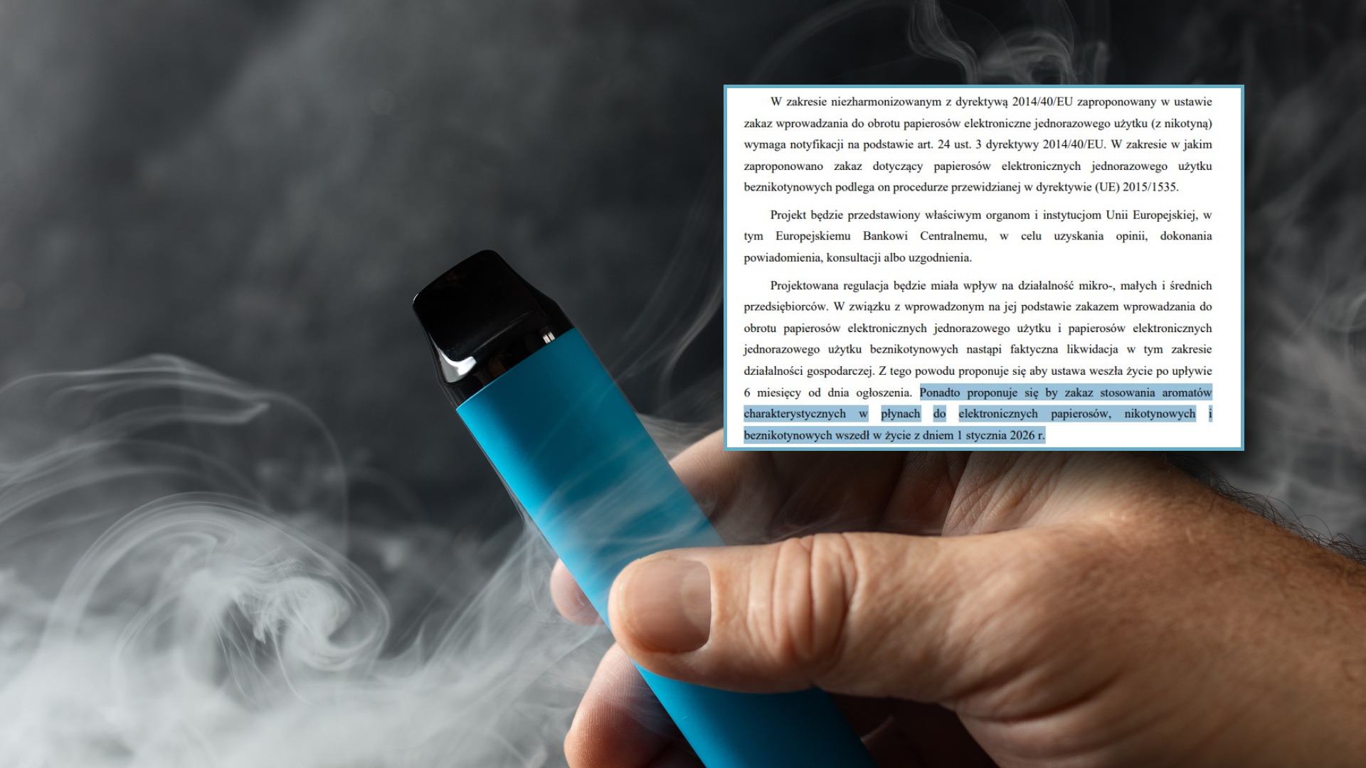 regulacje e-papierosów Polska, projekt ustawy vape, prawo dotyczące e-papierosów, uporządkowanie rynku nikotynowego - Znikający zakaz dla wielorazówek. Jeszcze w czerwcu był, dziś go ...