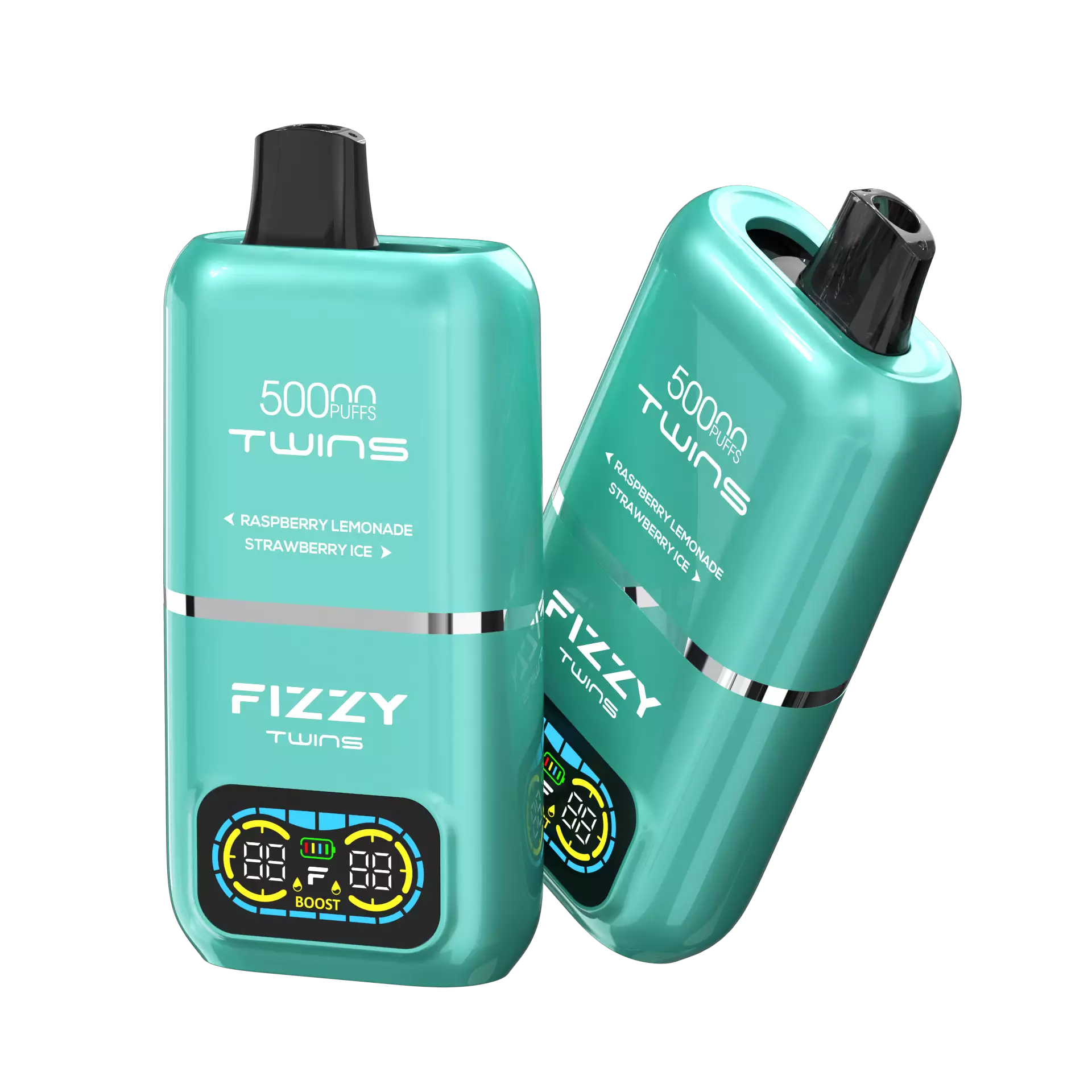 FIZZY TWINS 50000 przełącznik smaków, e-papieros z podwójnym smakiem, mechanizm zmiany smaków vape - Fizzy Twins 50000 Puffs Dual Tank Double Flavor 12 Colors 2% 5 ...