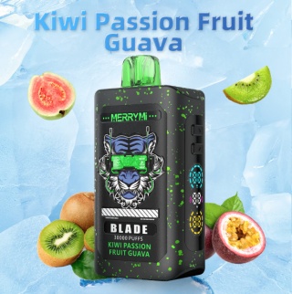 Merrymi Blade 30000 funkcje, jednorazowy vape Dual Mesh, e-papieros z wyświetlaczem LED, 26ml pojemność vape - E-papierosy jednorazowe MERRY MI BLADE 30 000