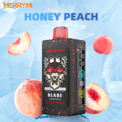 Merrymi Blade 30000 puffs, jednorazowy e-papieros, e-papieros dużej pojemności, vape z siatkową grzałką - Merry Mi Blade Jednorazowy e-papieros 30000 Buchów o smaku ...