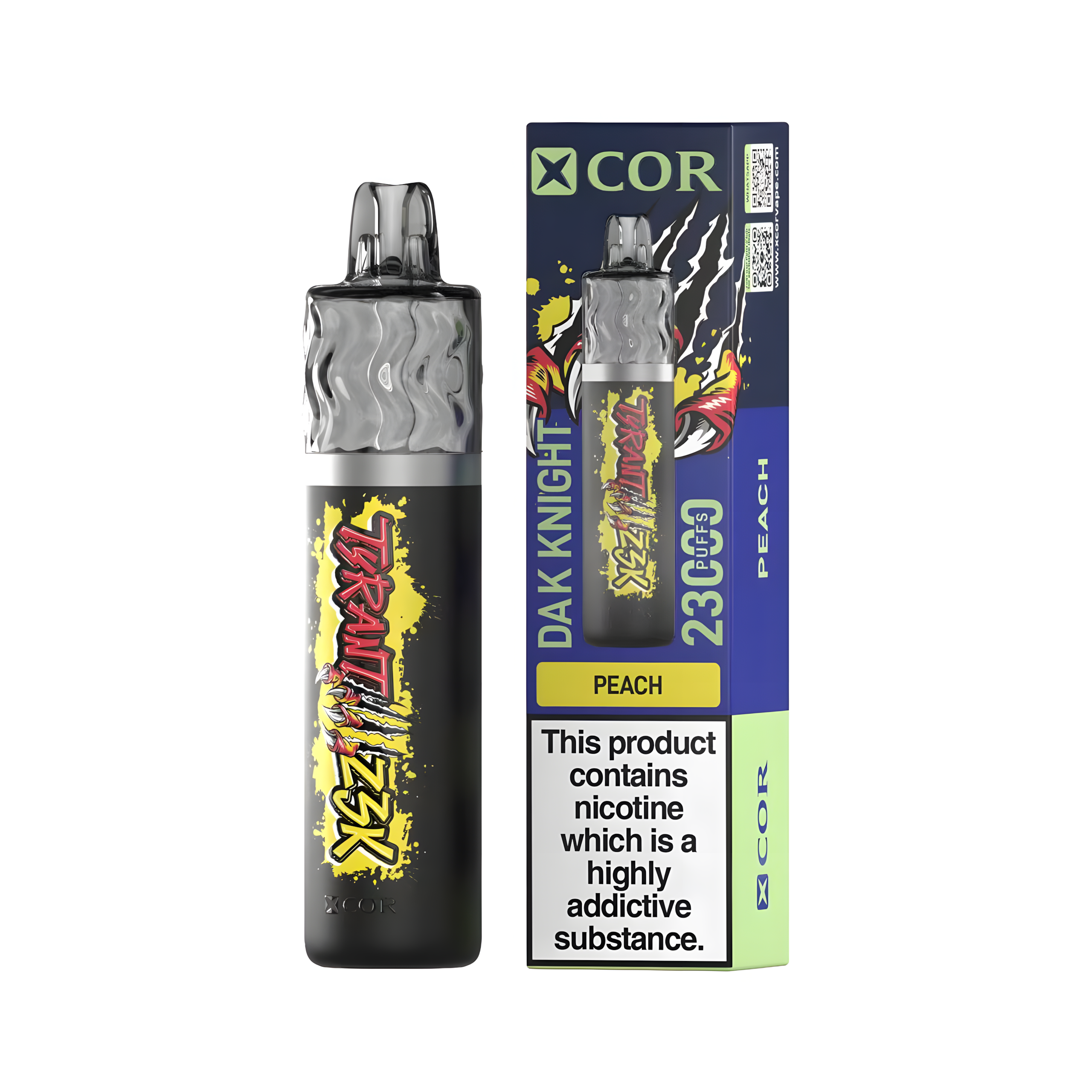 edukacja odpowiedzialne użytkowanie e-papierosów, grzałka Mesh Coil technologia vape, Xcor Tyrant 23000 puffs innowacja - Xcor Tyrant 23000: Kultowy Vape w Twoim domu