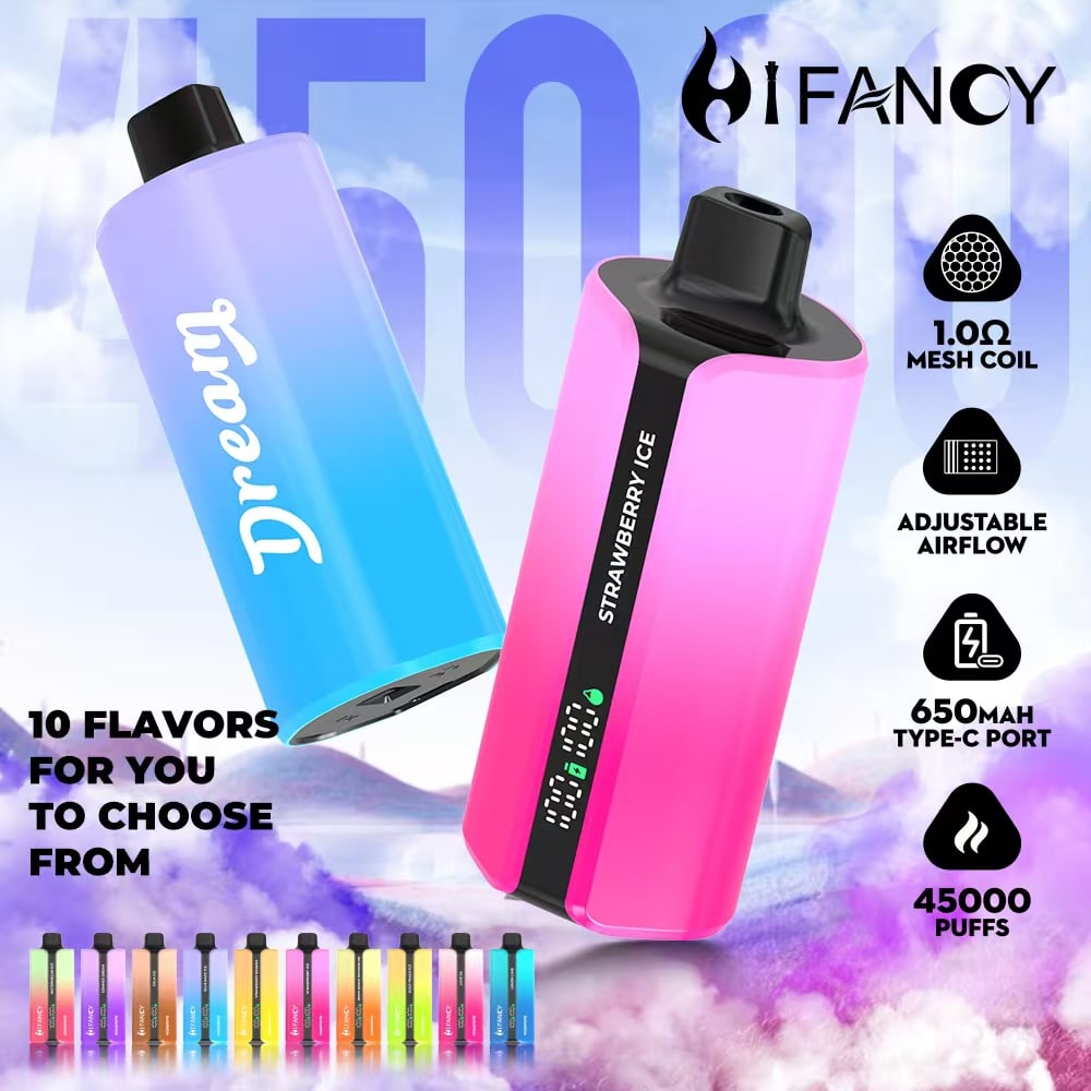 HIFANCY Dream 45000 – LED, 39ml, wygodny vape | vapepolska