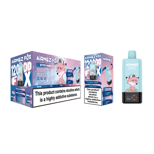 Airmez Fox 4w1 – 60ml, duża pojemność, vape podróżny | vapepolska | czy vape 45000 puffs ma sens