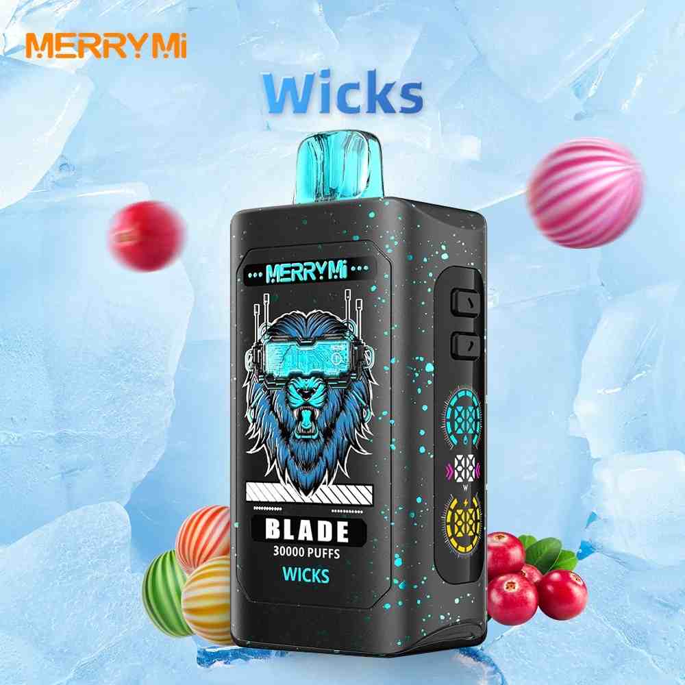 konsument vape robiący zapasy, Merrymi Blade 30000 puffs, e-papieros a przepisy 2026 - Merrymi Blade 30000 puffs Red energy ice