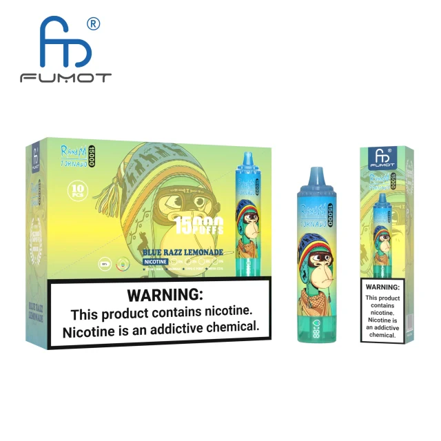 smaki RANDM TORNADO 15000, e-liquid Lemon Lime, Peach Ice vape, Strawberry Kiwi e-papieros, różnorodne smaki vape - Tornado Vape 15000 – Strawberry Kiwi