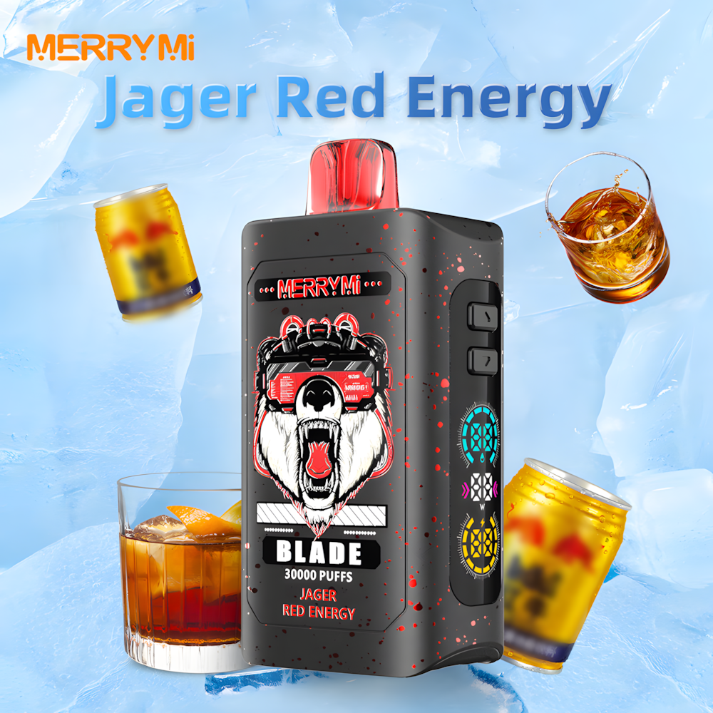 porównanie jednorazówek vape, Merrymi Blade vs małe e-papierosy, wydajność 30000 puffs, stos jednorazówek - E-papierosy jednorazowe MERRY MI BLADE 30 000 - czy vape 30000 puffs wystarczy