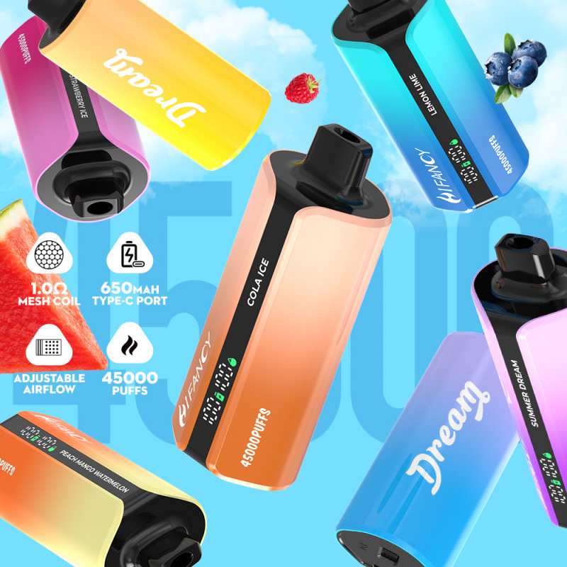 HIFANCY Dream 45000 – LED, 39ml, wygodny vape | vapepolska