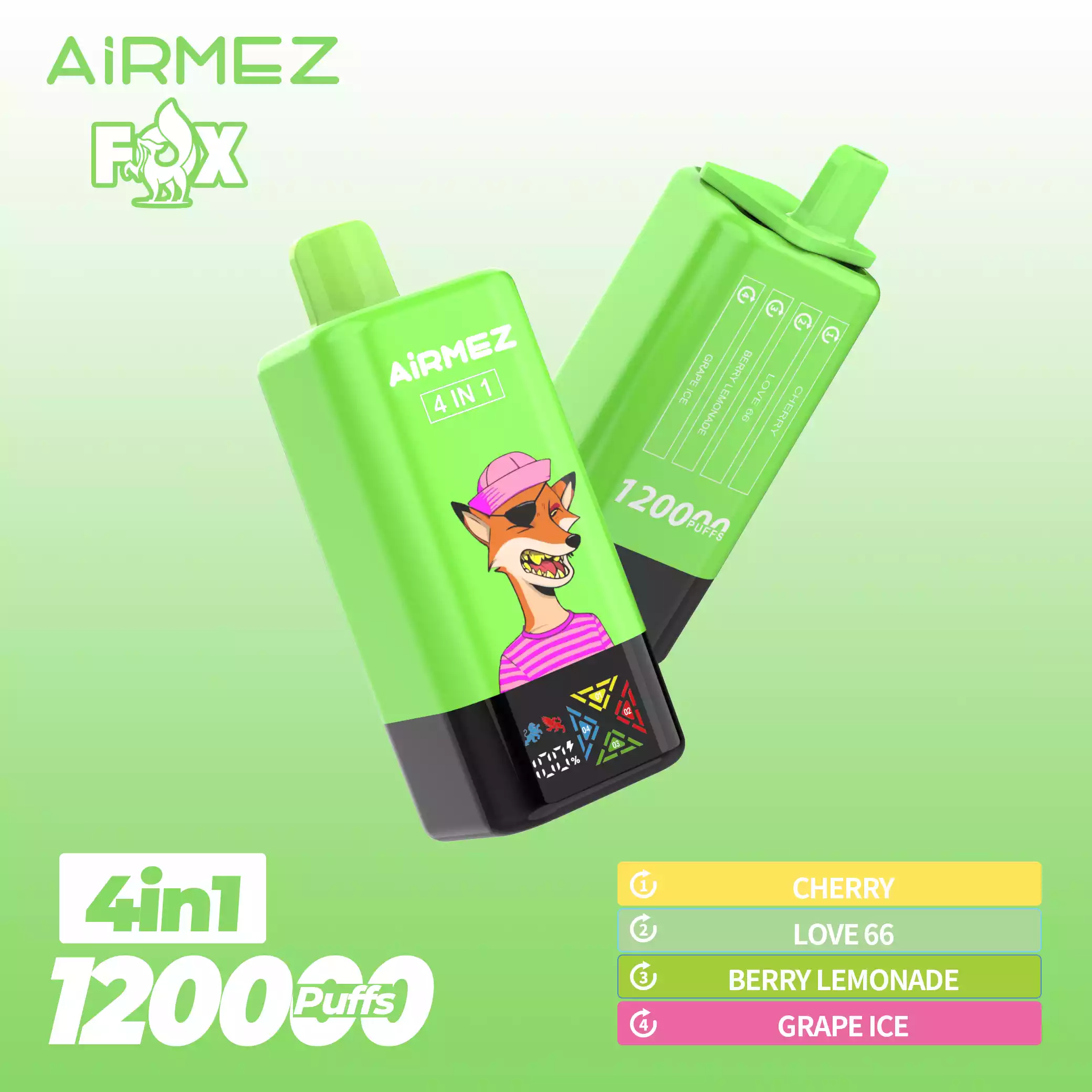 Airmez Fox 4w1 – 60ml, modułowy vape na podróż | vapepolska