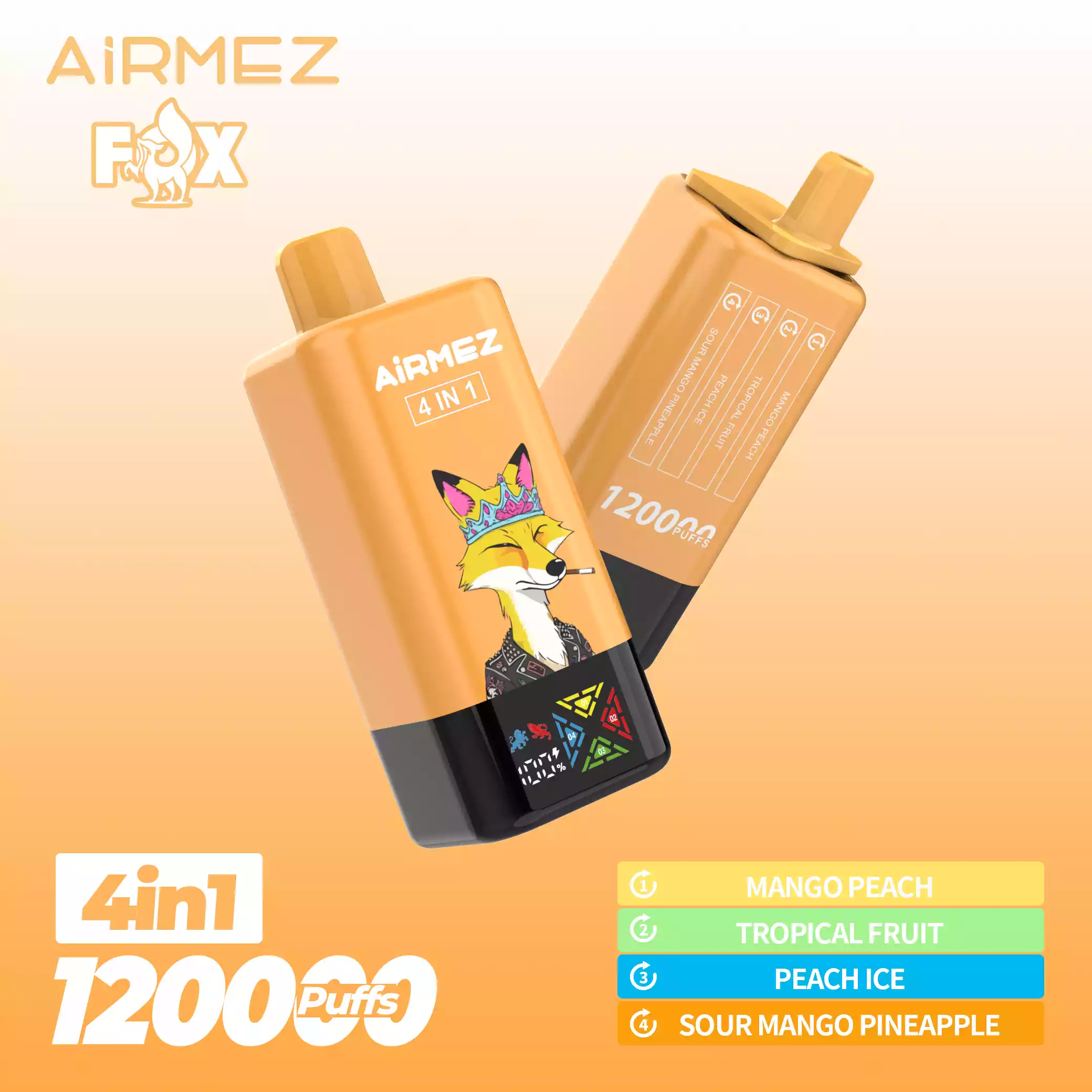 Airmez Fox 4w1 – 60ml, modułowy vape na podróż | vapepolska