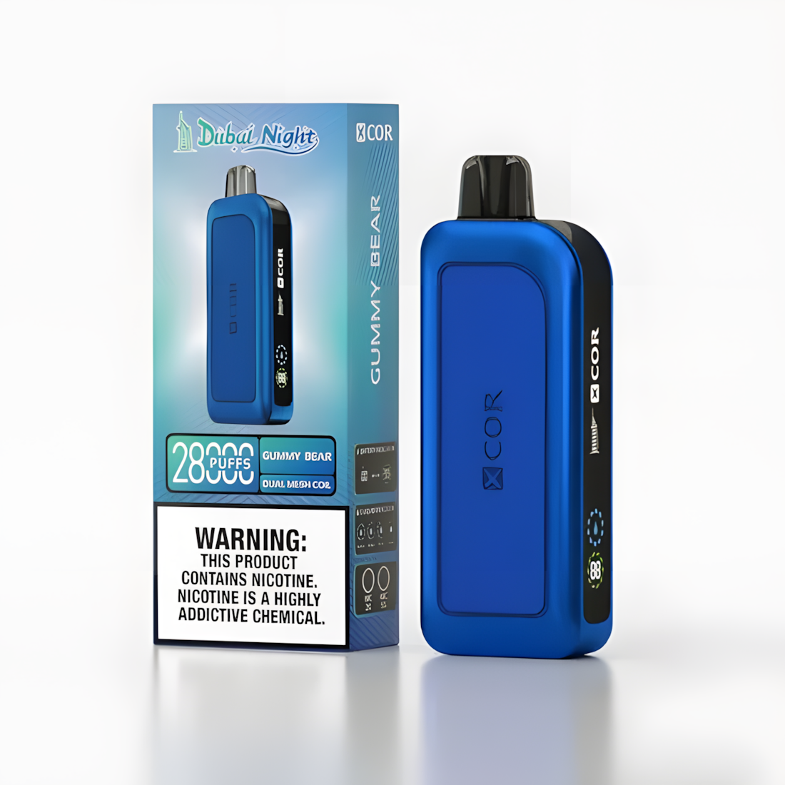XCOR Dubai Night 28000 – mały vape LED, idealny na podróż | vapepolska