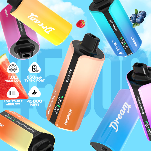 HIFANCY Dream 45000 – LED, 39ml, wygodny vape | vapepolska