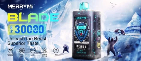Merrymi Blade 30000 – LED, wygodny i nowoczesny vape | vapepolska