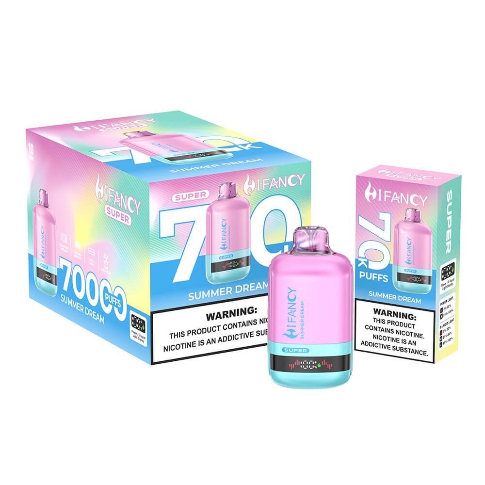 HIFANCY SUPER 70000 – 70K Puffs, 46ml, mocny smak i wydajna bateria | vapepolska