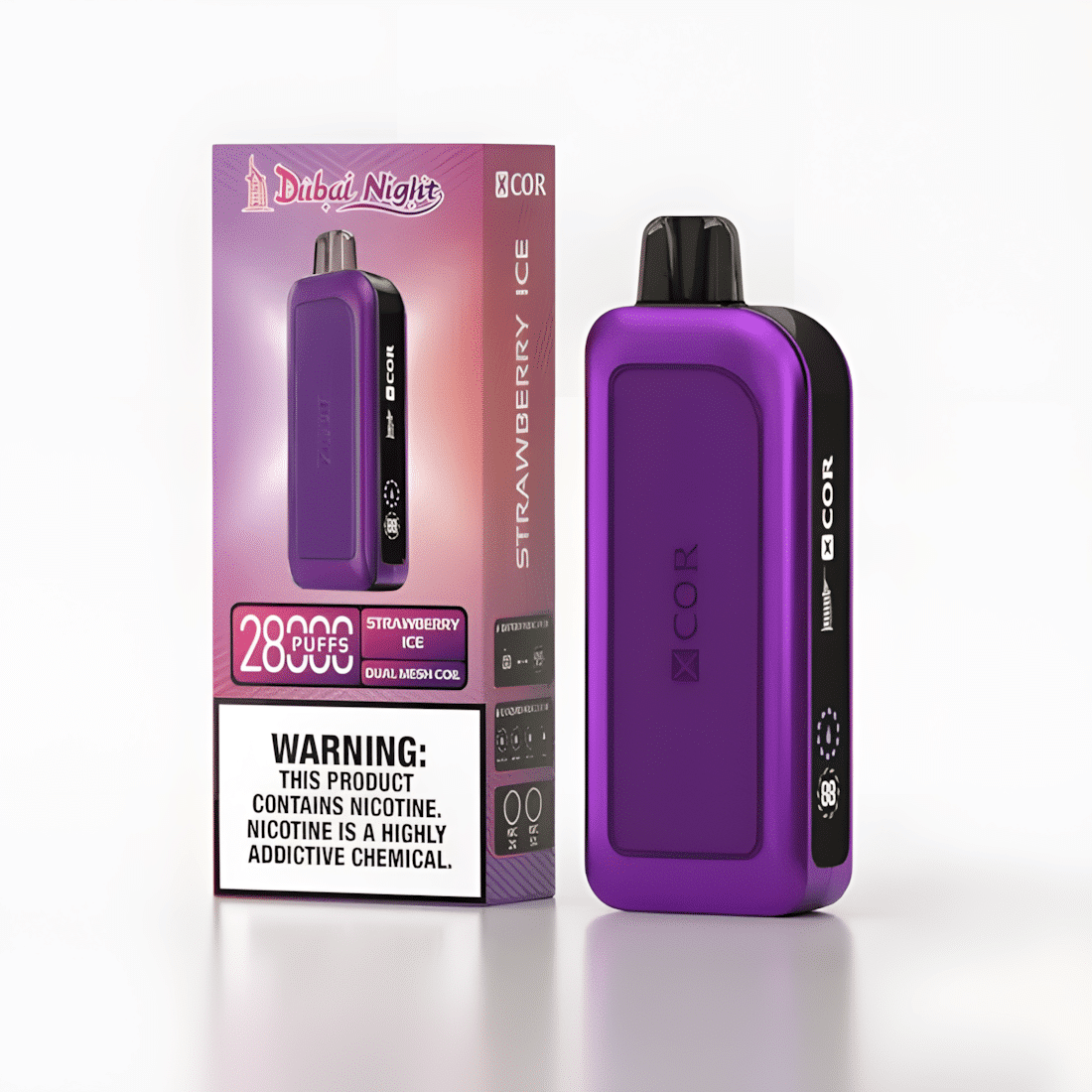 XCOR Dubai Night 28000 – mały vape LED, idealny na podróż | vapepolska