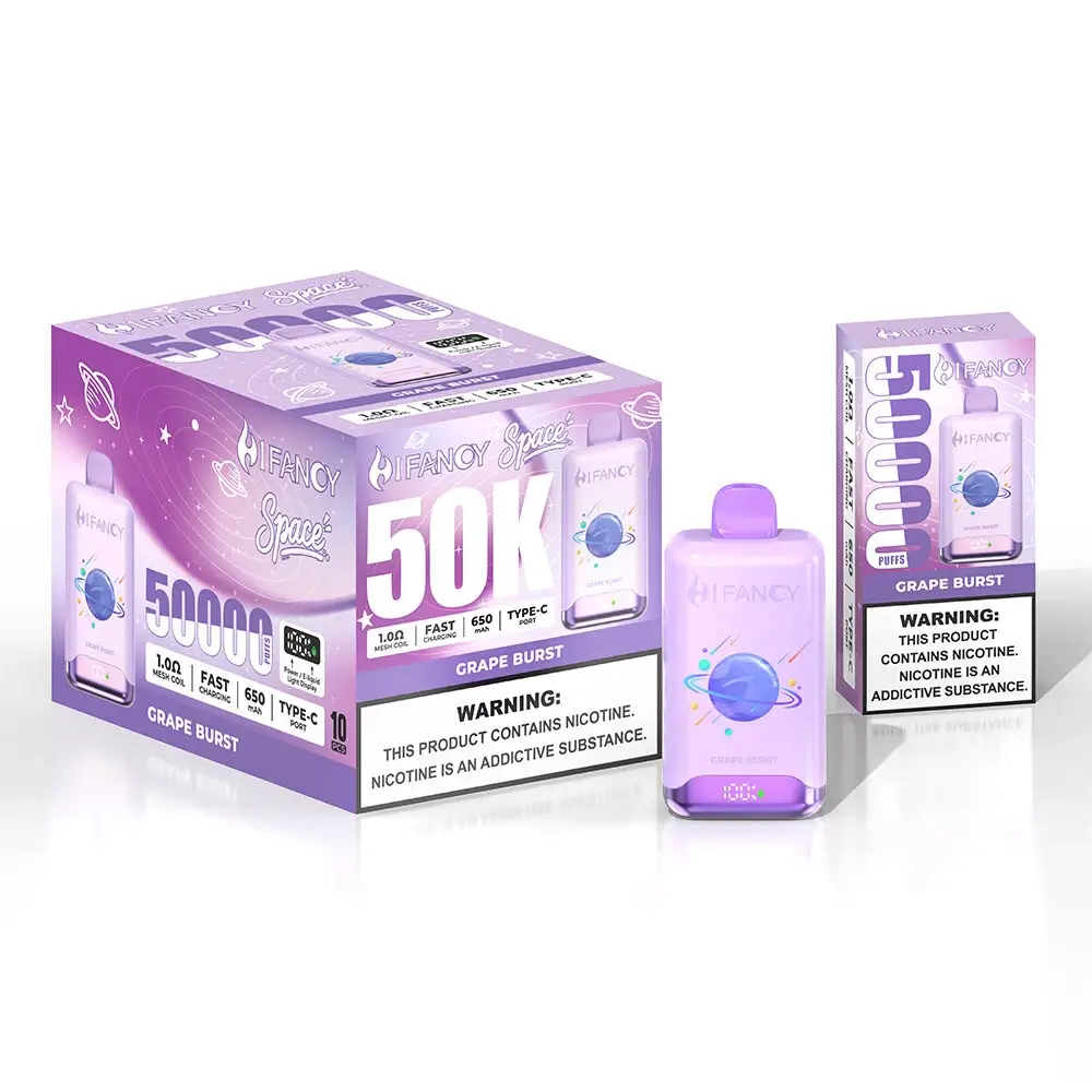 Hifancy Space 50000 – duża pojemność i ekran LED dla wygodnego vapingu | vapepolska