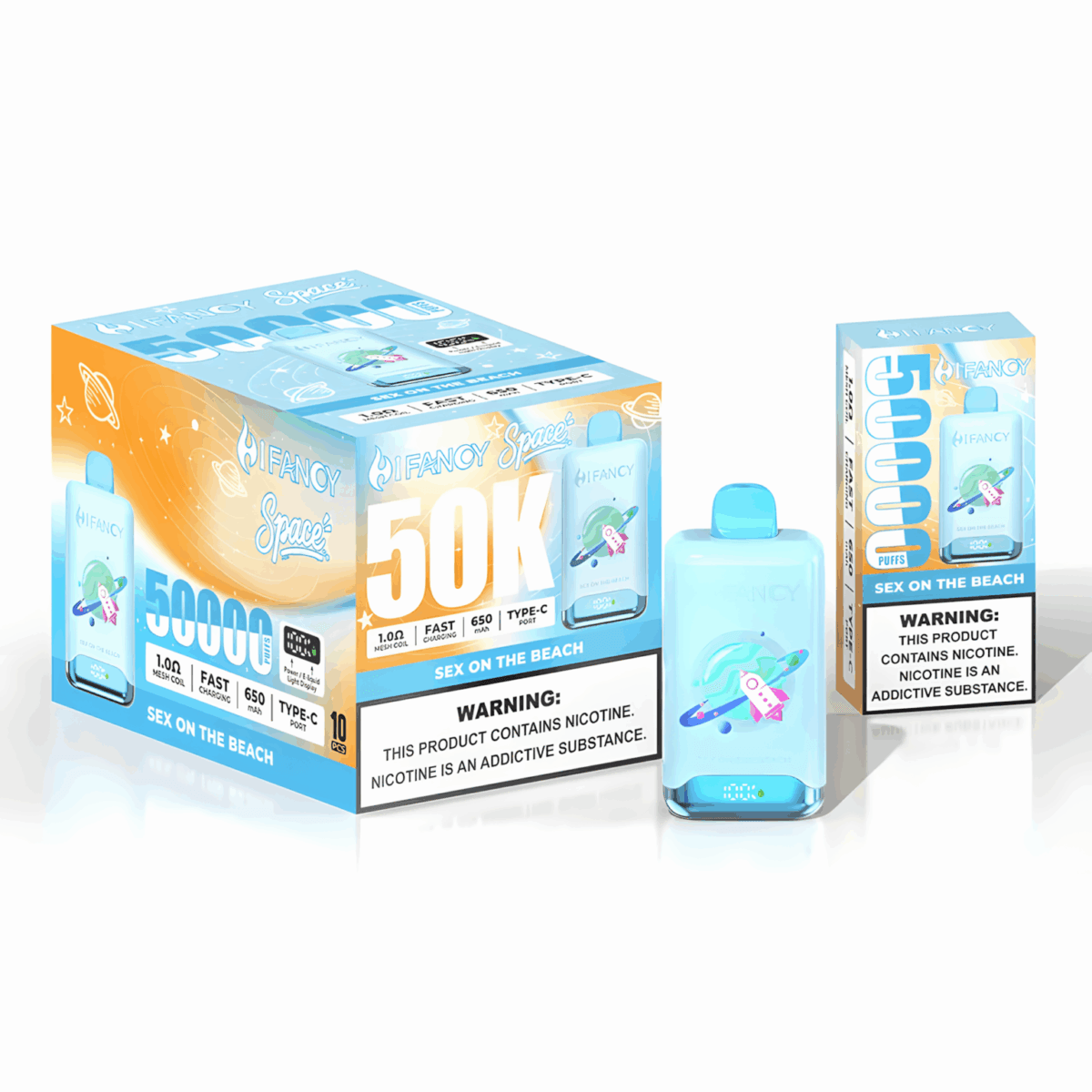 Hifancy Space 50000 – duża pojemność i ekran LED dla wygodnego vapingu | vapepolska